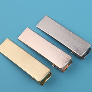62*17mm Metal Hair Clip Duckbill Clip Hair Pin Side Clip Bang Clip Barrettes Blank Base Diy Jewelry Making Pearl Hair Clip Setting