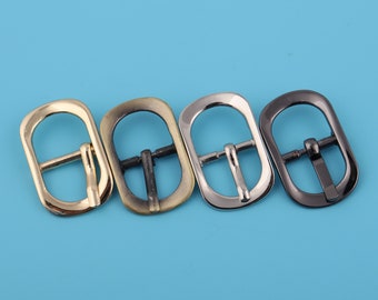 15mm inner Metal Belt Buckle Bag Strap Pin Buckle Adjuster Center Pin Bar Buckle Slide Belt Buckle Women Bag Purse Webbing Buckle