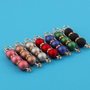 57*13mm Matte Pearl Brooch Pins Safety Pins Scarf Pins Shawl Pins Sweater Pins Artistic Crafts Fashion Accessory Jewelry Gift for Her