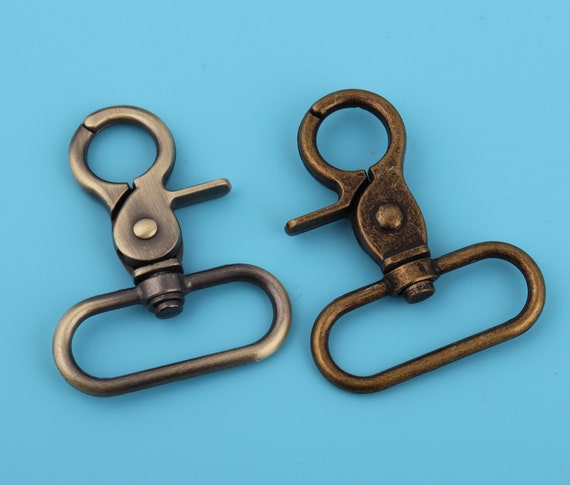 1.538mm Inner Swivel Snap Hooks Claw Clasp Webbing Strap Buckle Lobster  Buckle Bag Hardware Supplies 2-4-10 PCS A Pack 