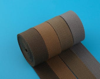 Cotton Webbing Straps: DIY Bag, Leash, Belt - 1-10 Yards