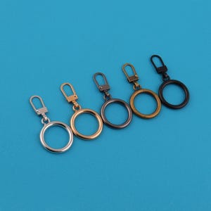 Metal Zipper Puller With O ring Zipper Pull Replacement Zipper Head Pull Hardware Repair Zip Puller Tap Slider Pull DIY Handwork Accessories