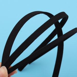 Matte Black Blank Hair Band,DIY Blank Stainless Steel Headband,Plain Headband,Hair Hoop,Blank Metal Band,Plain Tiara,Bent End,Jewelry Making
