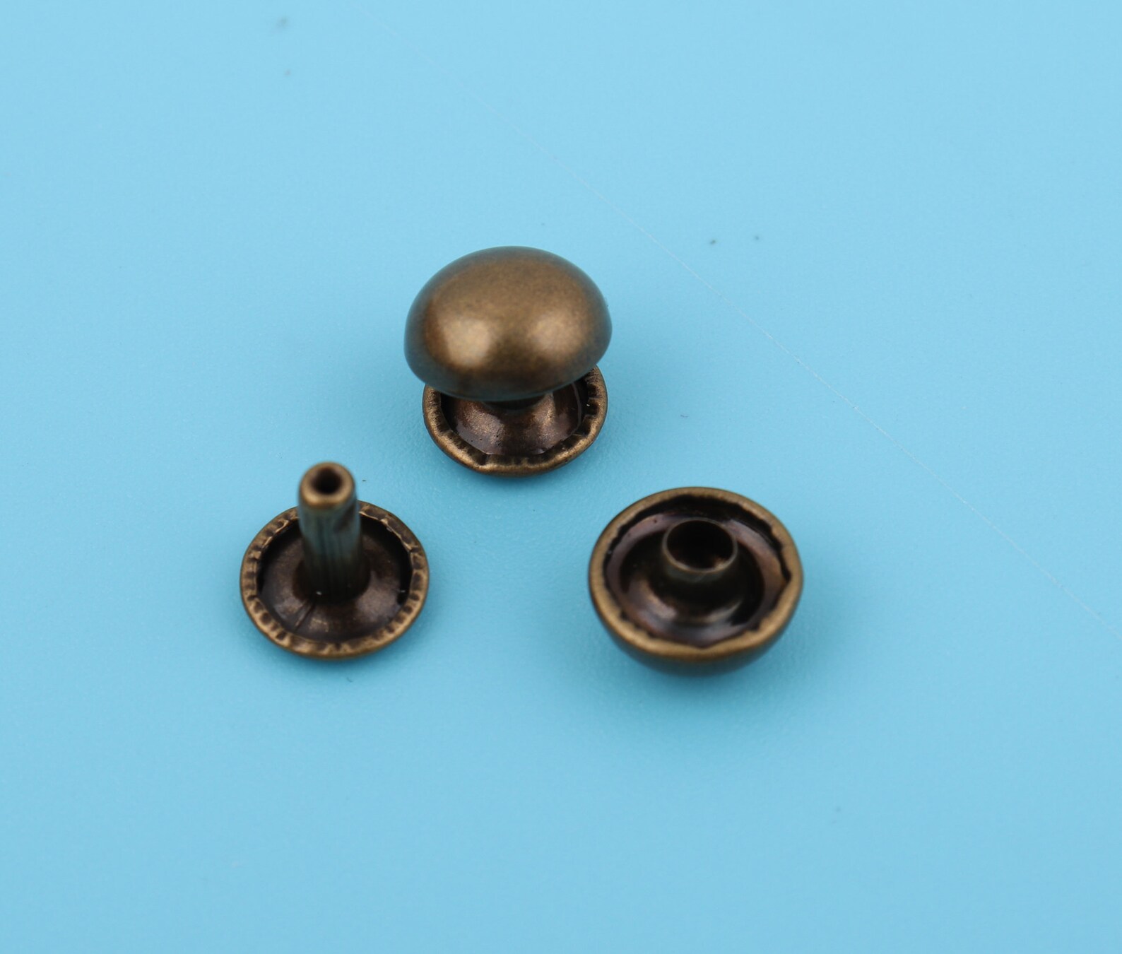 10mm Double Cap Round Rivets: Metal Rapid Rivets - [color Options] - Etsy