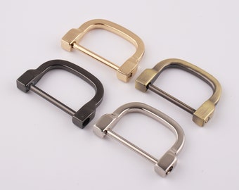 30mm Horseshoe D Ring: Metal Bag Connector, Purse Hardware