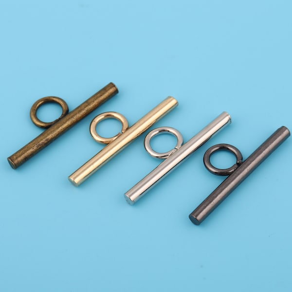 1.25"(32mm length) Metal OT Buckle Hook,Toggle Clasp,T Bar Clasps,Purse Chain OT Buckle Clasp Bar Clasp OT Hook Bag Chain Connector Hook