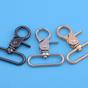 1.5&quot;(38mm Inner) Swivel Snap Hooks Claw Clasp Webbing Strap Buckle Lobster Buckle Bag Hardware Supplies 2-4-10 PCS A Pack