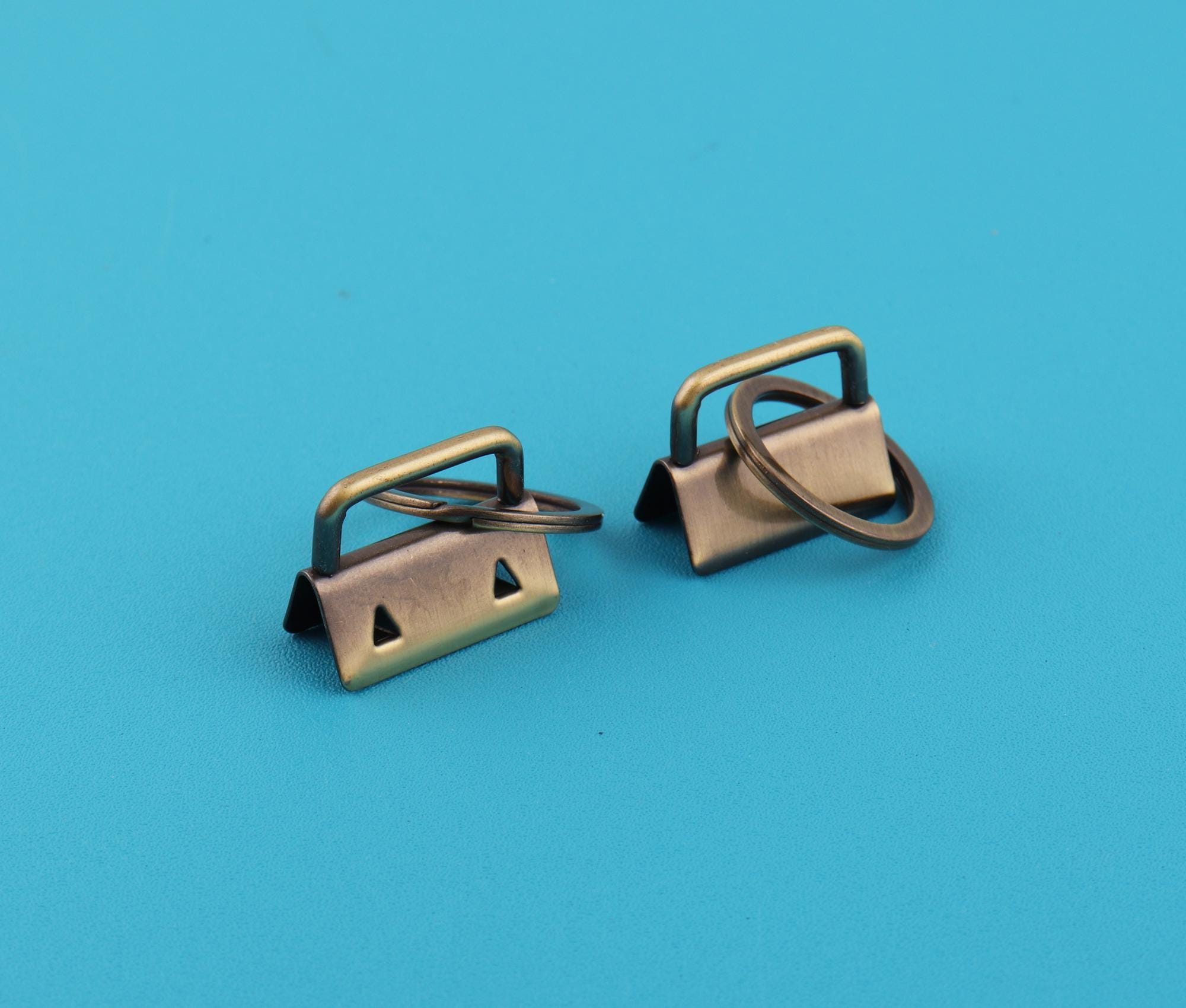 30 Pièces Matériel Porte-clés DIY - Clips Métal 32mm Avec Anneaux, 3 Couleurs | Accessoires Fabrication Bracelets, Sangles