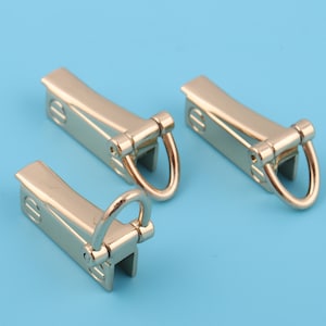 Chain Connector,Bag Chain Strap Buckle,Side Clips,Chain Strap Connector,Strap Connector,Screw D Ring Screw Connector Bag Hardware