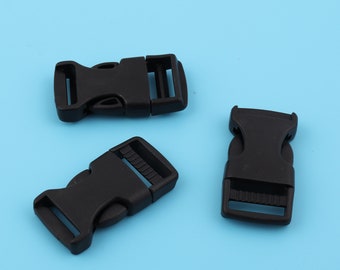 Mattschwarze Plastikschnalle: 3/4 "Taschengurt, Haustierhalsband-Hardware