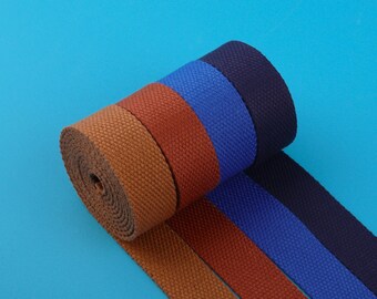 Cotton Webbing Straps: DIY Bag Straps, Leashes & Belts - 1-3-5-10 Yards