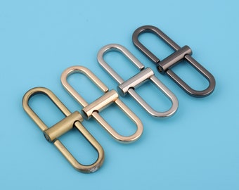 Bag Chain Adjuster Buckle: Metal Purse Strap Clasp (68x25mm)