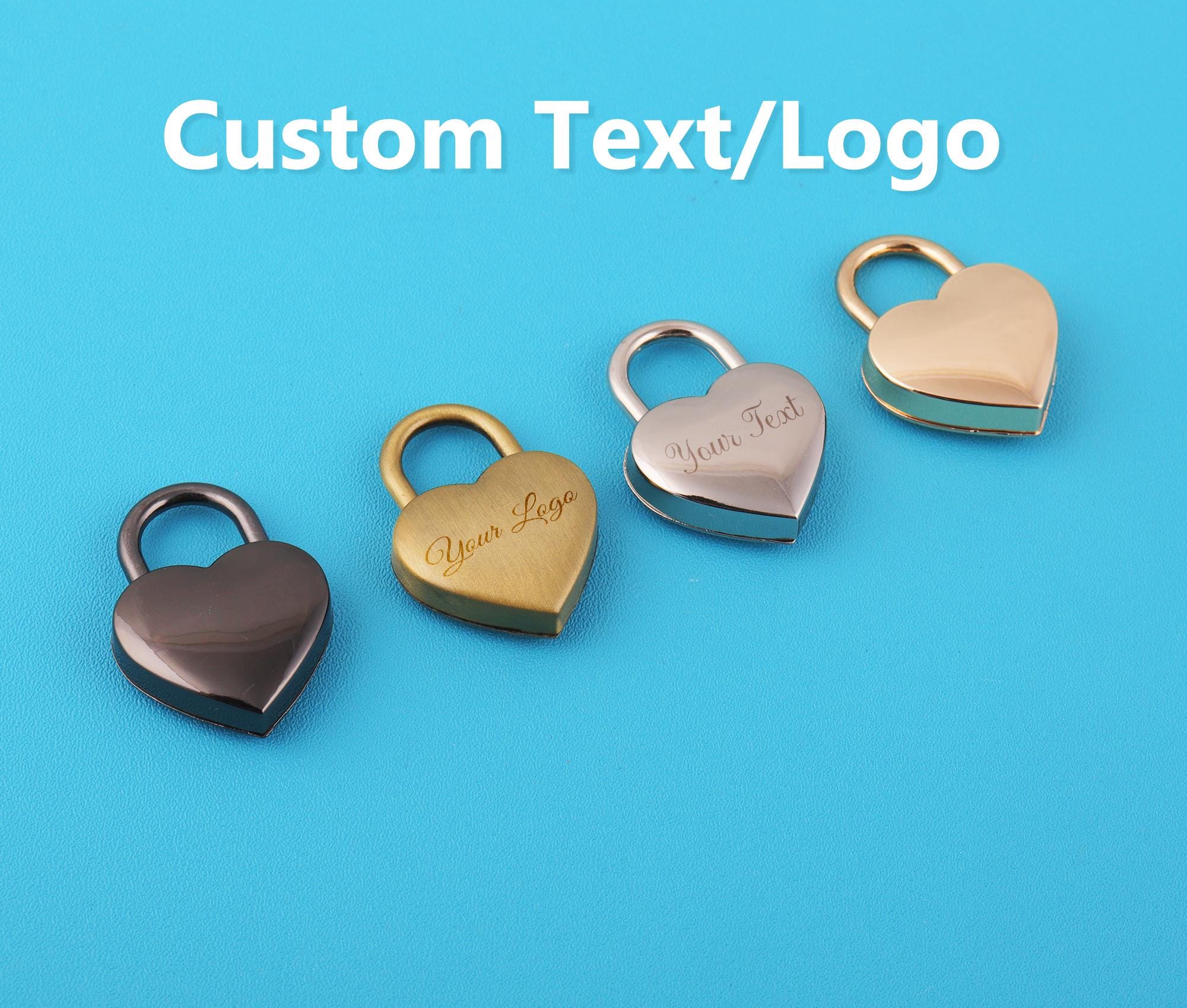 Custom Padlock: Personalized Laser Engraved Bag Locks With, Engraved Lock for Purses & Luggage 1-2-5PCS
