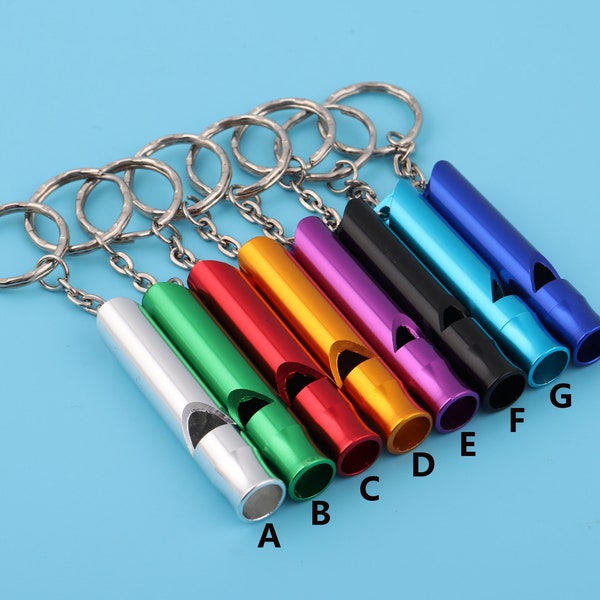 62*12mm Whistle Keychain,Coach's Gift, Friend's Gift,Dog Whistle Rape Whistle,Survival Multi Tool Dog Whistle Rape Whistle,Whistle Pendant