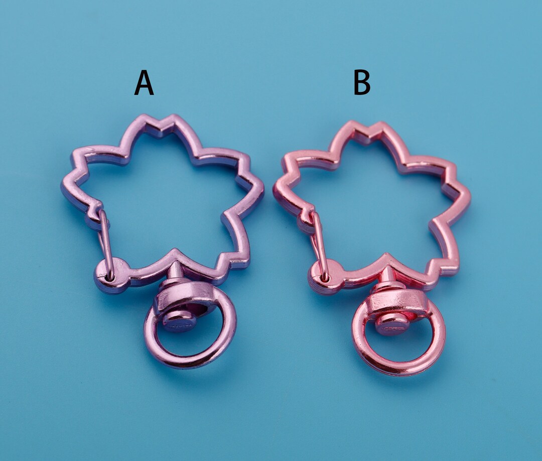Flower Swivel Snap Hook: Metal Bag Installation Accessories - 9mm