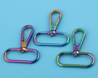 Rainbow Swivel Trigger Clip: 38mm Bag Accessory