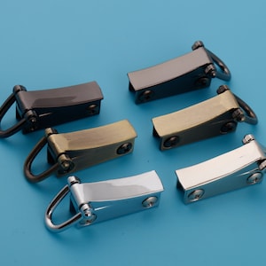 Chain Connector,Bag Chain Strap Buckle,Side Clips,Chain Strap Connector,Strap Connector,Screw D Ring Screw Connector Bag Hardware