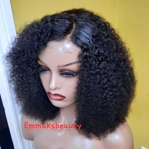 Afro kinky curly 4*4 lace closure 14inches