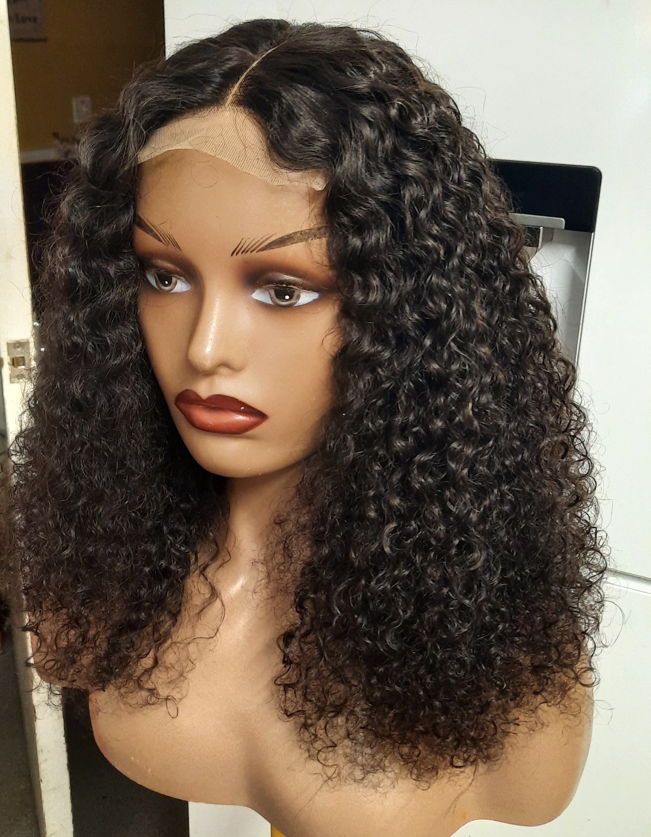 Wear And Go Glueless Wigs Human Hair Curly Bob Wig 4x4 - Temu United Arab  Emirates