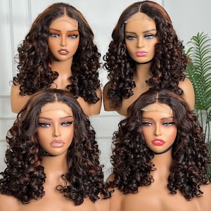 Gluesless 12A grade Peruvian Virgin unprocessed human hair wig in 20inches