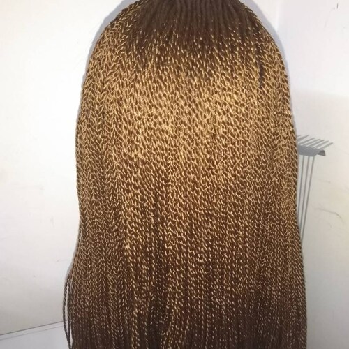 Ready to ship! Micro million twist long Braided wig in #30 golden  brown.available in #1(Black) - Hair Care