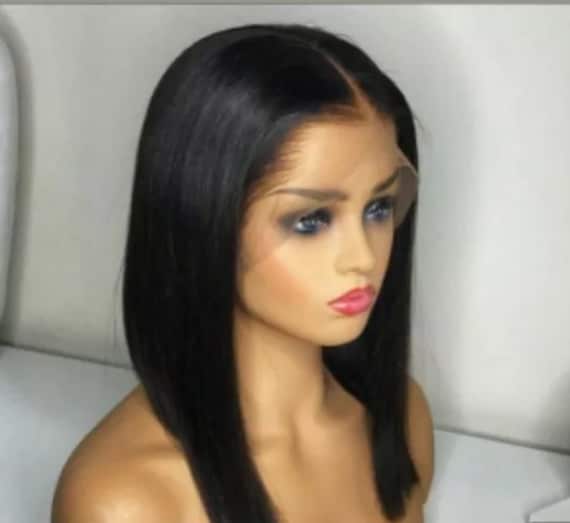 Peruvian Unprocessed Virgin Human Hair 13*4 Lace Front Bob  display picture 3