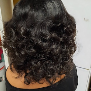12A grade Peruvian Virgin unprocessed human hair wig in 16inches