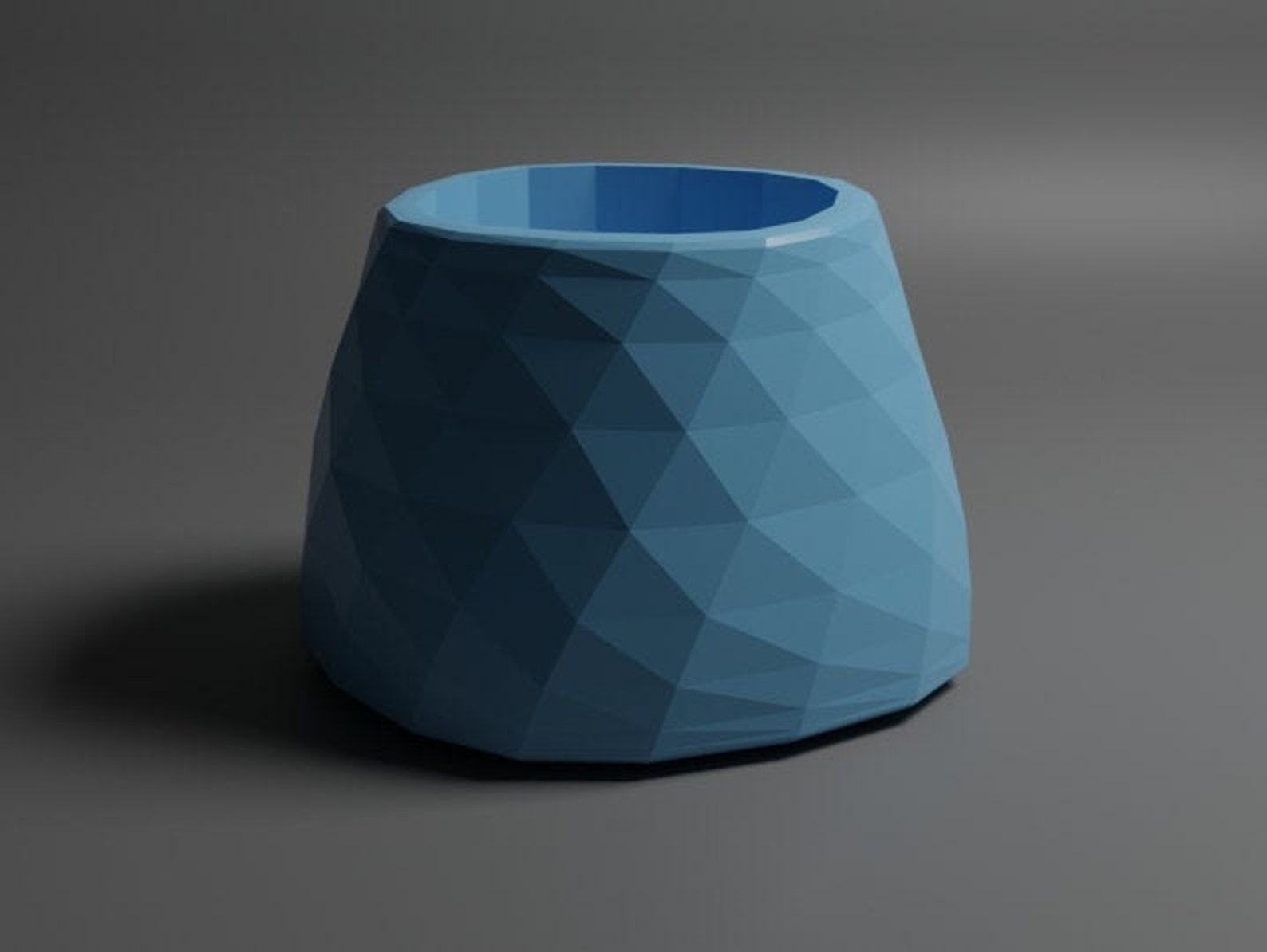 Geometric Planter Plant Pot STL file Etsy