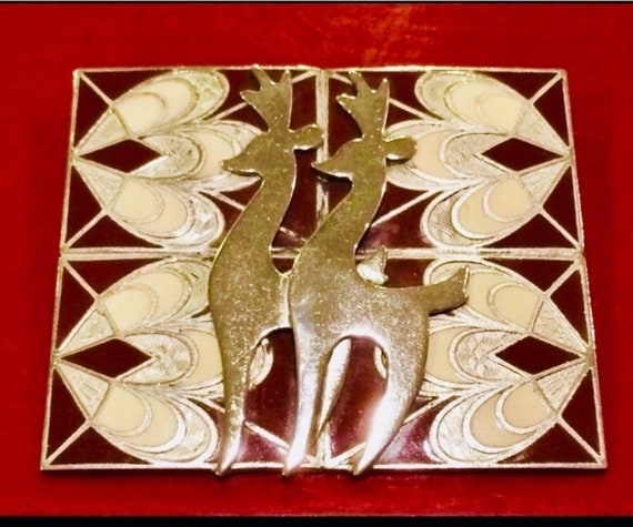 Art Deco Brooch Signed Sandor - image 6