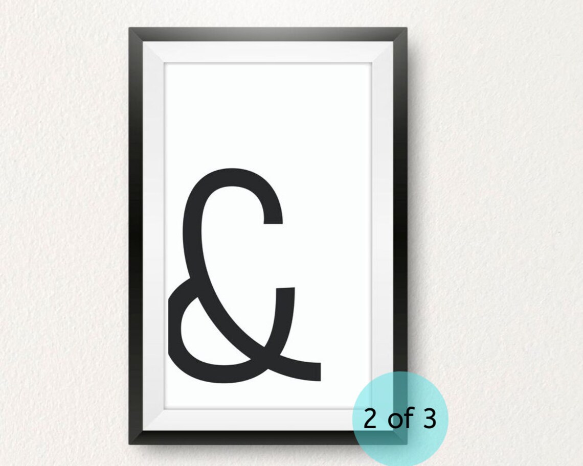 Hash & Cash 3-piece Printable Wall Art Set, Modern Minimalist Posters ...