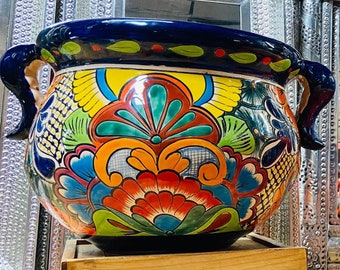 14.5"H Talavera Orejona (Big ears) Planter| Mother's Day Gifts| Gifts for Her