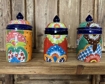 Mexican Canisters Etsy