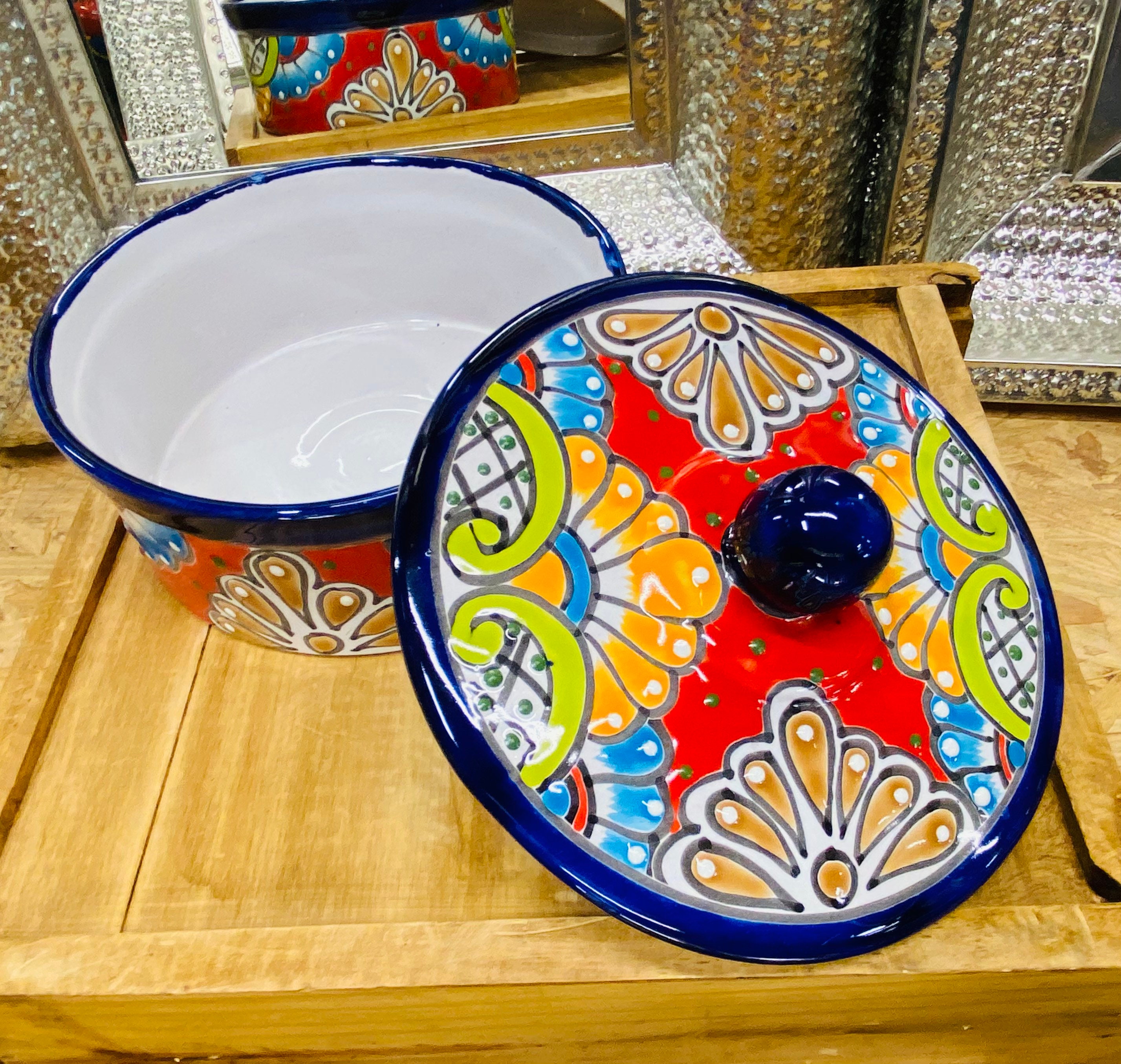 Talavera Tortilla Holder Ceramic Tortilla warmer pita Etsy