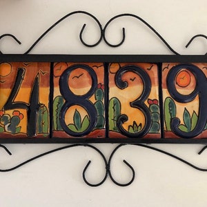 Address Frame | Plaque Stand for ceramic Tiles * Tiles NOT included***| Mother's Day Gifts| Gifts for Plant Moms| Gifts for Her