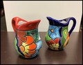 Talavera Creamer Pitcher, Ceramic Cafe Creamer Holder, Pottery Kitchenware, Natural Earthenware| Mother's Day Gifts| Gifts for Plant Moms