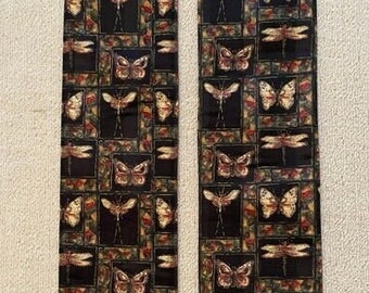 Butterflies Clergy Stole, Reversible Beige Wedding Stole #1207