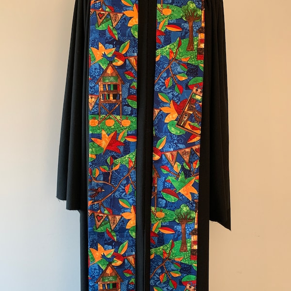 Lending Library Clergy Stole, Green Stole for Ordinary Time #1000