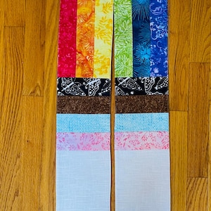 Love Stole, Gay Pride Clergy Stole, Reversible Multicolored Rainbow Stole #1156