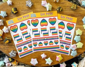 Gay Pride Sticker Sheet