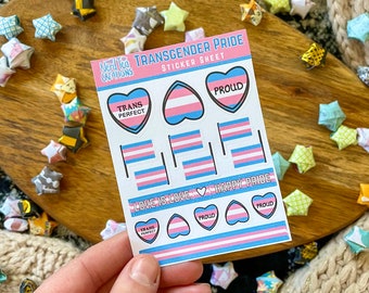 Transgender Pride Sticker Sheet