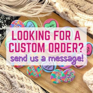 Accessibility / Invisible Illness Badges | Mental Illness | Invisible Illness | Neurodivergent | Accessible | Custom | Candy Hearts immagine 4