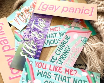 Heartstopper Bookmarks | Bookish & Pride