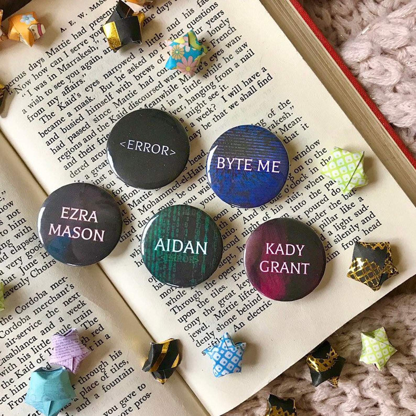 Illuminae Badges Kawaii Badges Book Badges Aesthetic | Etsy