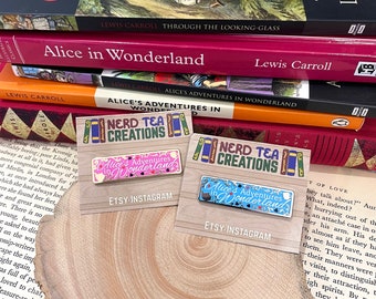 Alice’s Adventures in Wonderland Enamel Pin | Bookshelf Magic