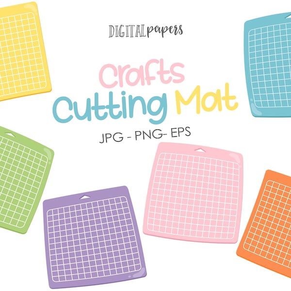 Crafts Clipart, Cutting Mat Clipart, Crafting Clipart, Vector, Cutting Machine, Plotter Clipart, Commercial, INSTANT DOWNLOAD