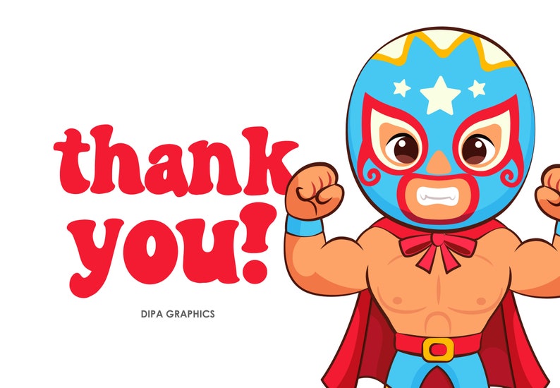 Lucha Libre Clipart, Luchador PNG Clipart, Clipart mexicain, Mexique PNG Clipart, usage Commercial, téléchargement immédiat image 4