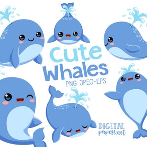 Clipart wieloryba, lato, impreza na plaży, clipart tropikalny, clipart surfingu, pod morzem, zwierzę morskie, stworzenia morskie, komercyjny, natychmiastowe pobranie