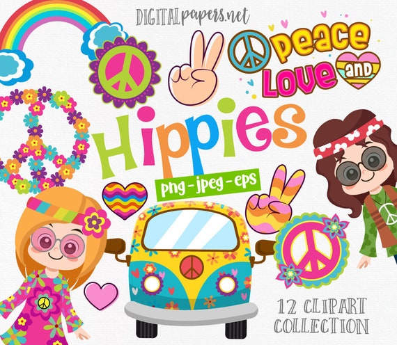 Hippie PNG Transparent Images Free Download, Vector Files