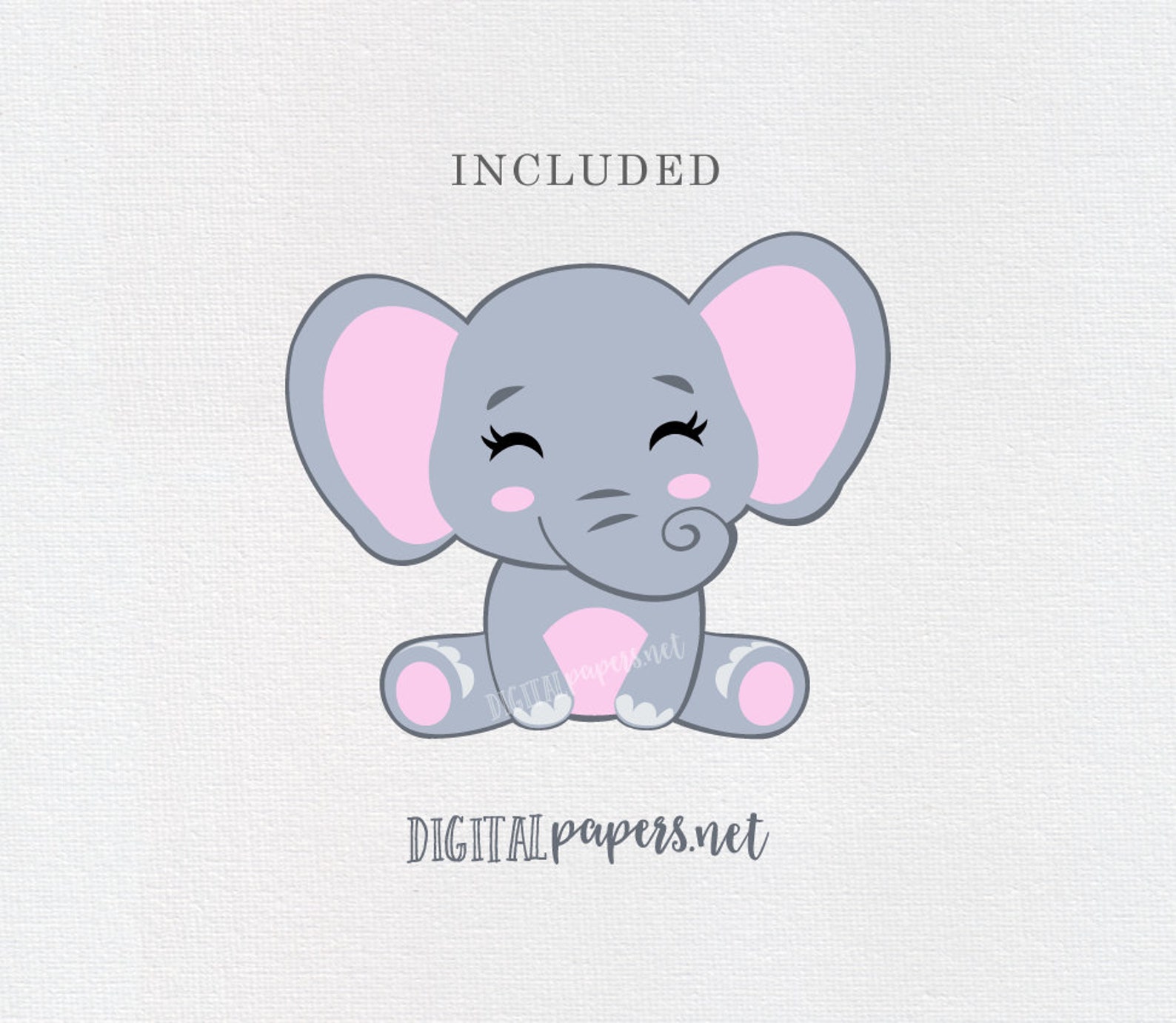 Free Free Cute Elephant Svg File 274 SVG PNG EPS DXF File