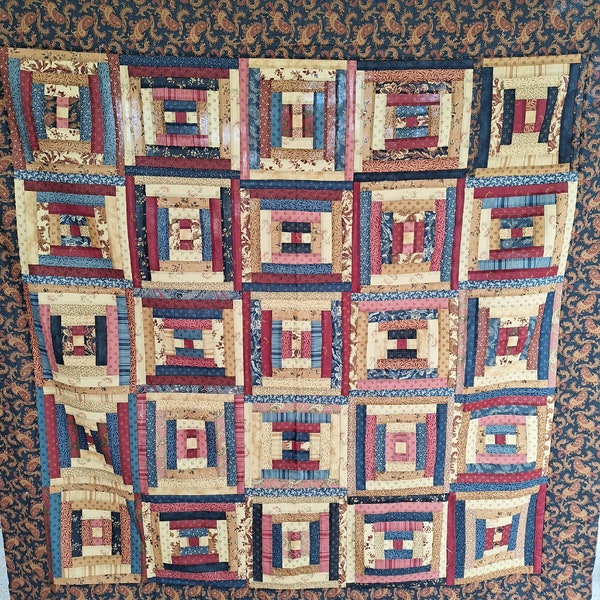 Log Cabin Quilt Kit Etsy